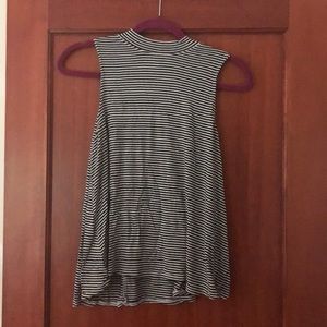 Love tree LA striped tunic tank top
